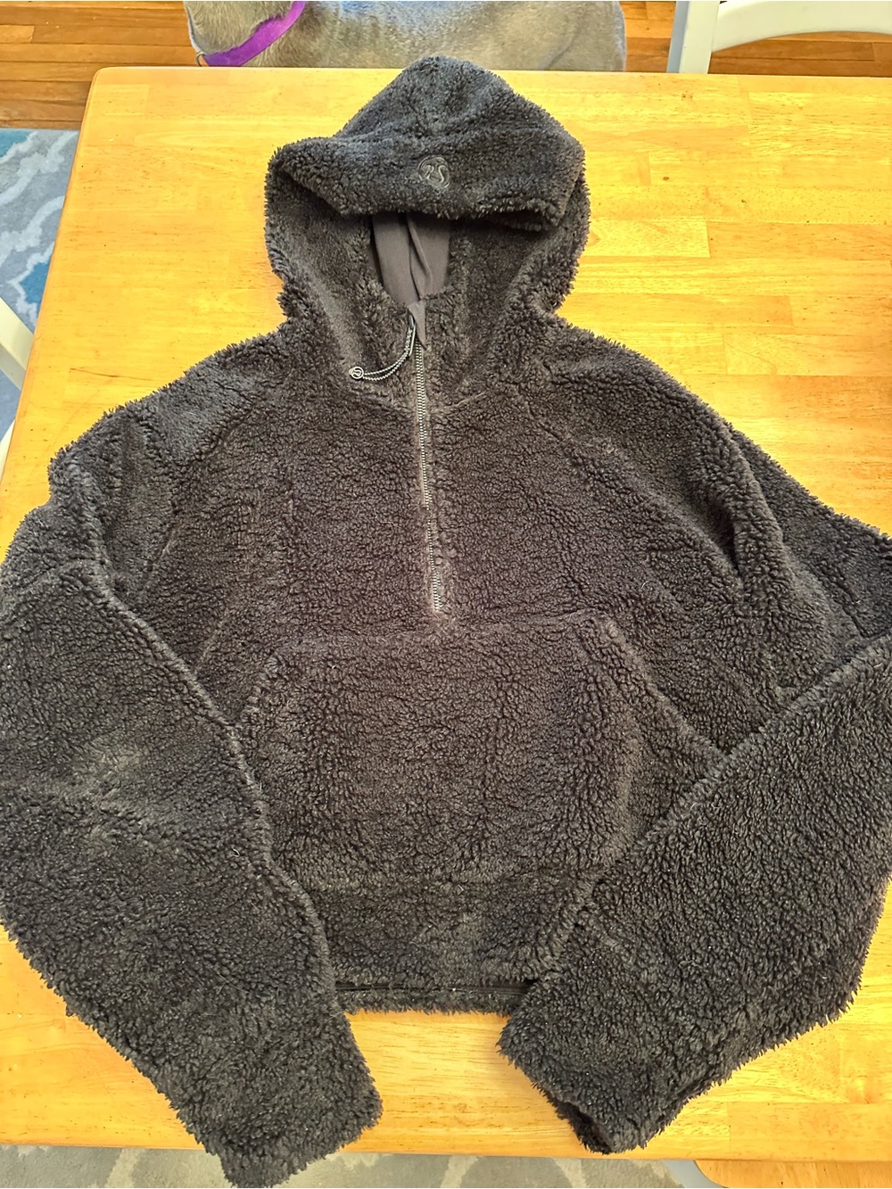 Lululemon half-zip Sherpa scuba hoodie XS/S